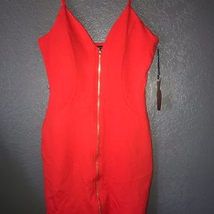 Mini zipper dress
